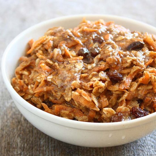 carrot cake oatmeal