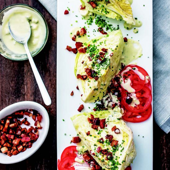 Iceberg Wedge with Smoked Bacon