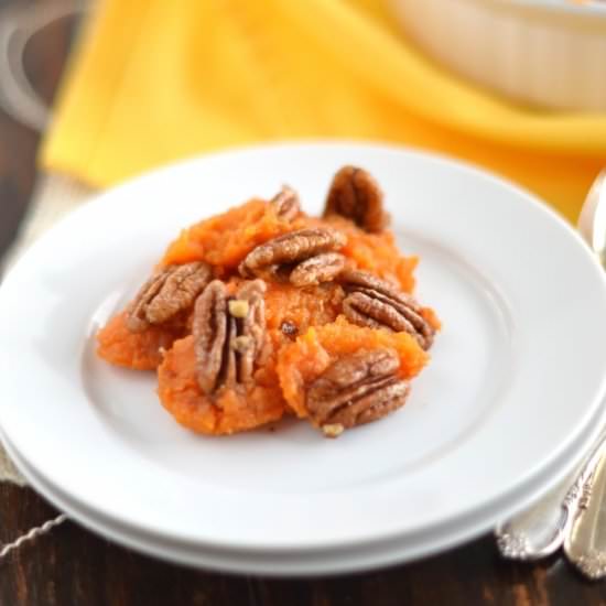 Sweet Potato Casserole with Pecans