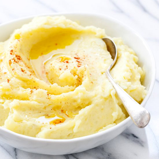 Olive Oil Mashed Potatoes