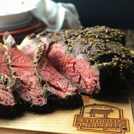 Coriander Crusted Top Sirloin Roast