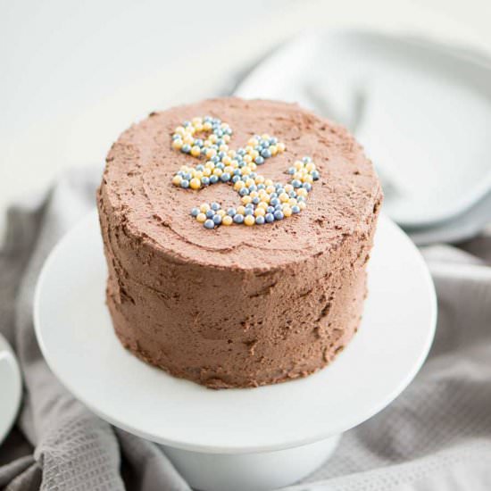 Dairy Free Chocolate Birthday Cake