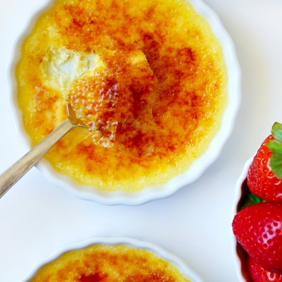 Easy Creme Brûlée Cheesecakes