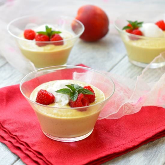 Paleo Peach Pudding