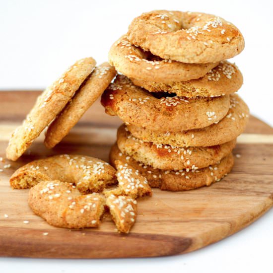 Greek Sesame Rings Gluten Free