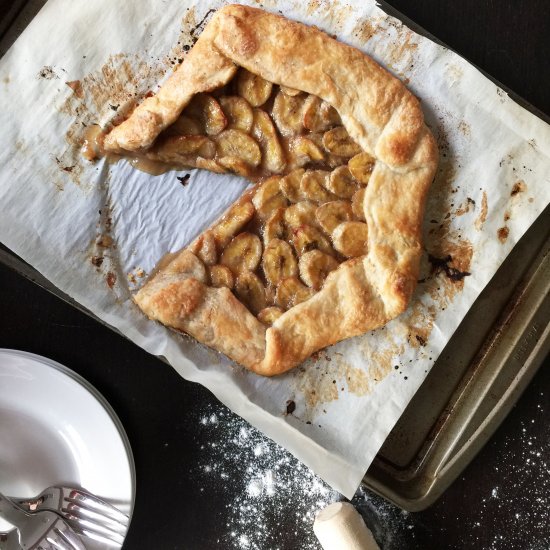 Banana Foster Galette