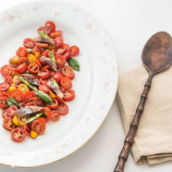 Tomato and Anchovy Salad