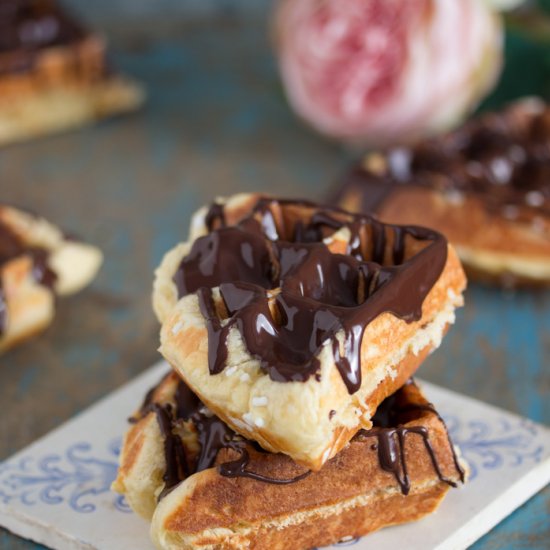 Belgian Waffles with Chocolate