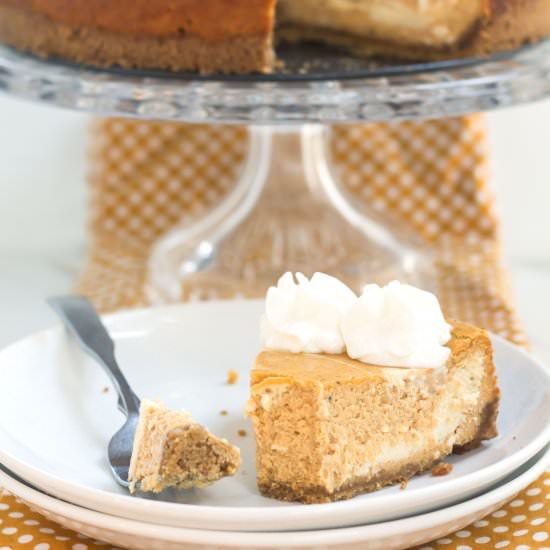 Pumpkin Swirl Cheesecake