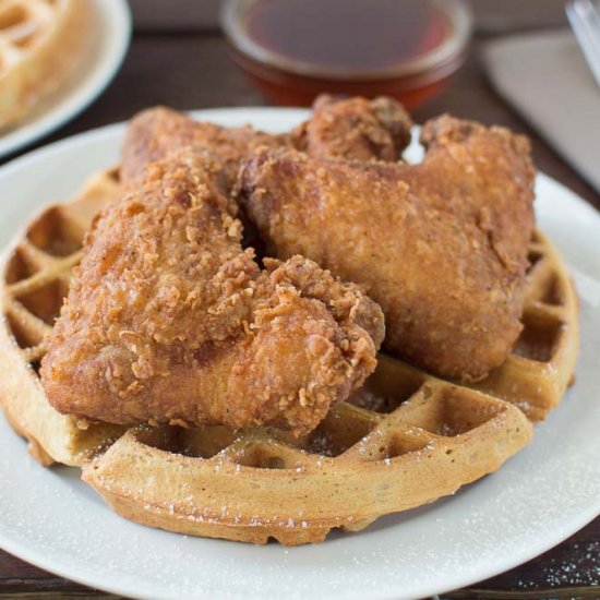 Buttermilk Fried Chicken & Waffles