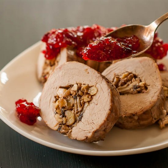 Pork Tenderloin & Cranberry Sauce