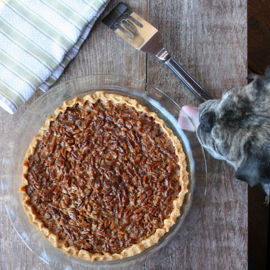 Olive Oil Pecan Pie