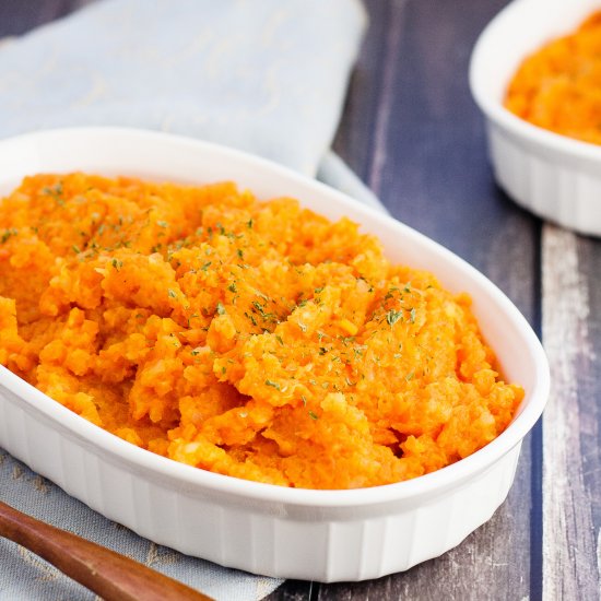 Mashed Carrots and Turnips