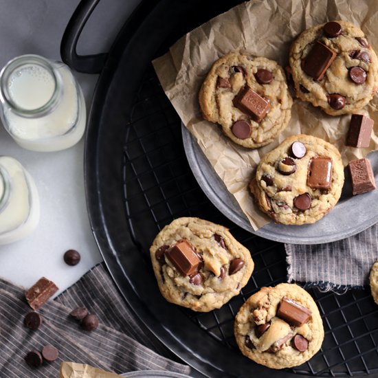 Kit Kat Chocolate Chip Cookies