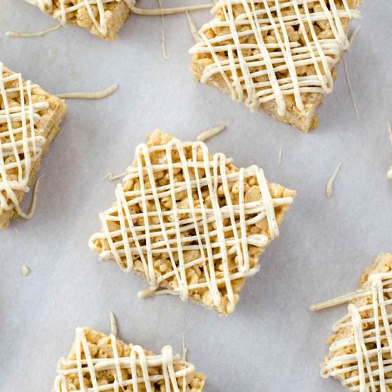 Gingerbread Rice Krispies Treats