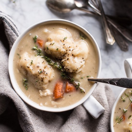 EASY Chicken and Dumplings.