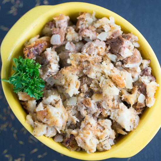 Mom’s Simple Stuffing for Turkey