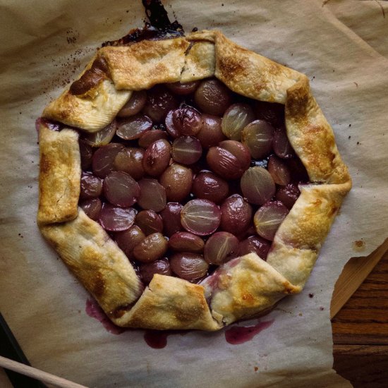 Grape & Huckleberry Galette