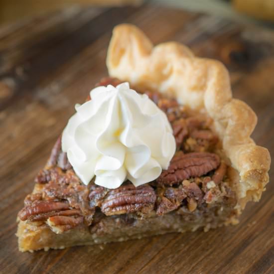 Bourbon pecan pie