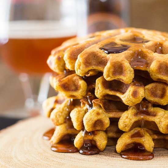 Pumpkin Beer Waffles