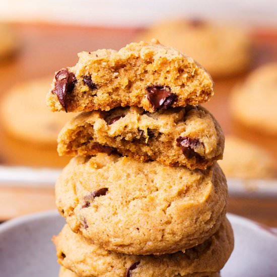 Pumpkin Spiced Choc Chip Cookies