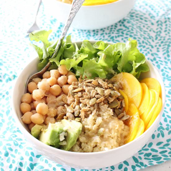 Millet Bowl with Spicy Seeds {gf,v}