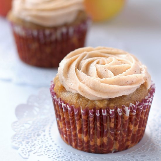 Apple cinnamon cupcakes