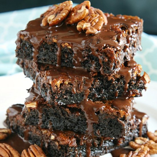 Double Chocolate Chip Pecan Bars