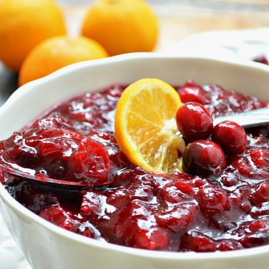 Clementine Cranberry Sauce