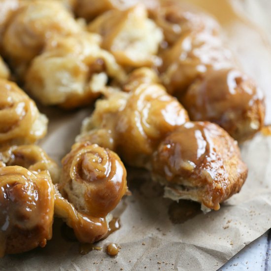 Mini Rum Butter Cinnamon Rolls