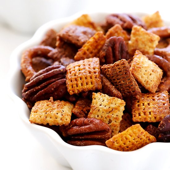 Candied Pecan Chex Mix