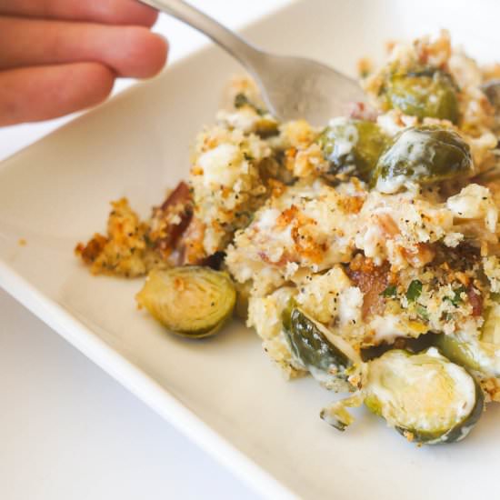 Brussels Sprouts Gratin