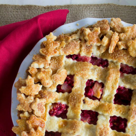 Pear Cranberry Pie