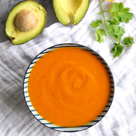 Sweet Potato, Squash & Carrot Soup