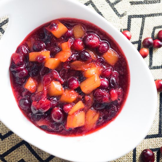 Cranberry Sauce w/ Honey and Mango