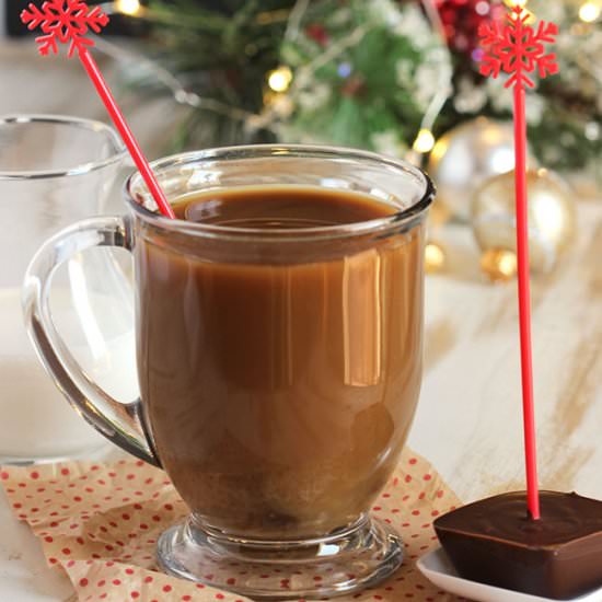 Peppermint Mocha Hot Chocolate