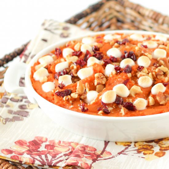 Lighter Sweet Potato Casserole