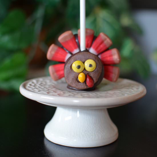 Thanksgiving Turkey Cake Pops