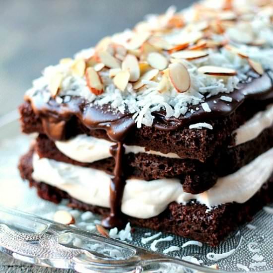 Almond Joy Chocolate Torte