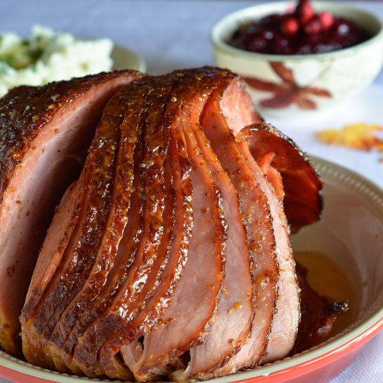 Pineapple Honey Glazed Ham