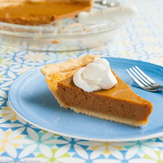 Pumpkin Pie-Gluten-Free Dairy-Free