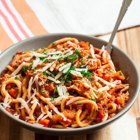 turkey bolognese