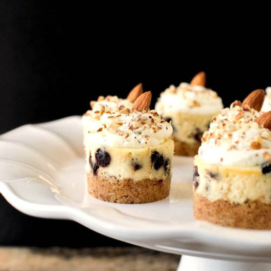 Chocolate Chip Mini Cheesecakes