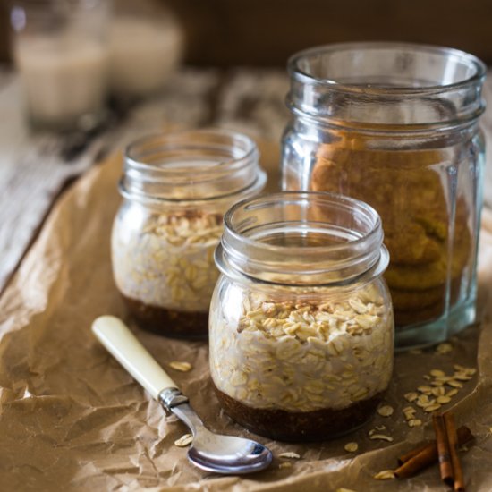 Vegan Snickerdoodle Overnight Oats