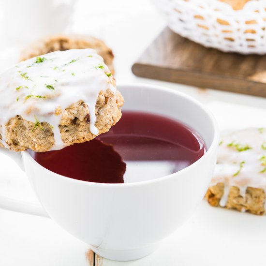 Eggless Gingerbread Scones