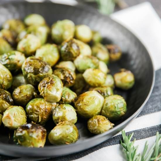 Lemon Rosemary Brussels Sprouts