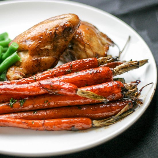 Roasted Balsamic Carrots