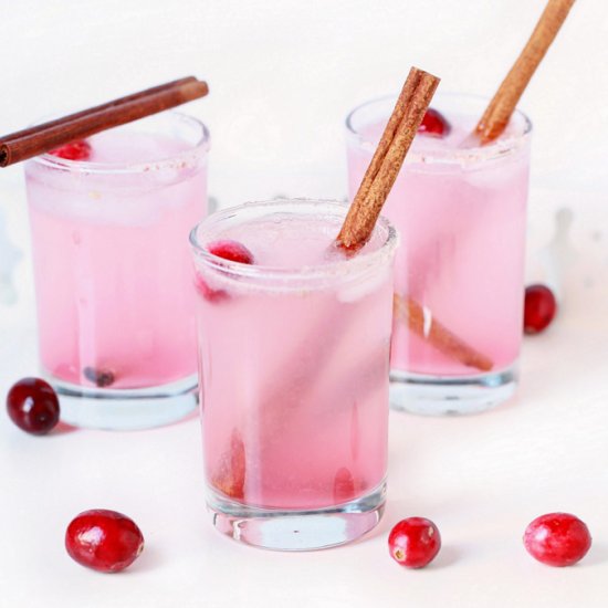 Spiced Cranberry Paloma