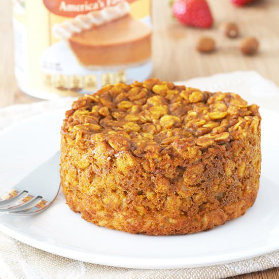 Pumpkin Pie Baked Oatmeal