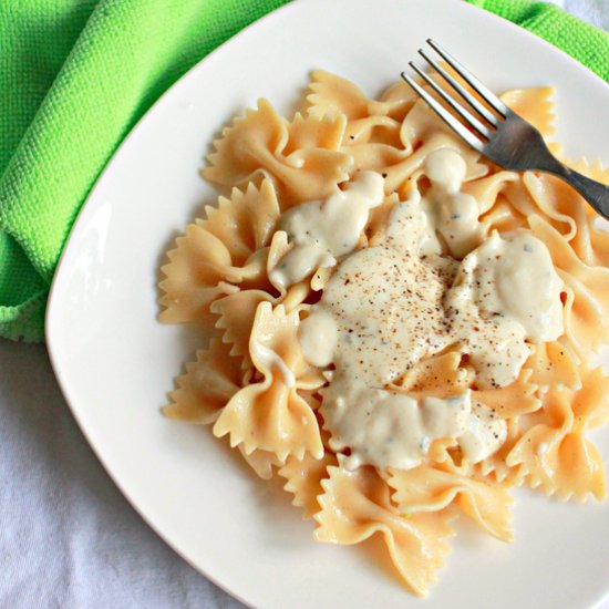 Pasta With Homemade Alfredo Sauce